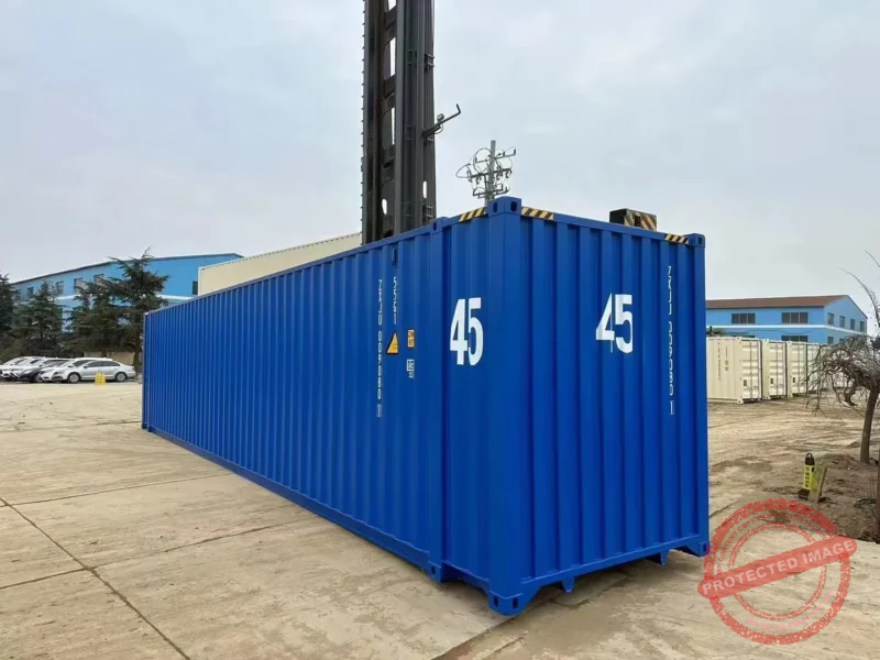 New 45ft High Cube Shipping Container – Bold Blue Finish