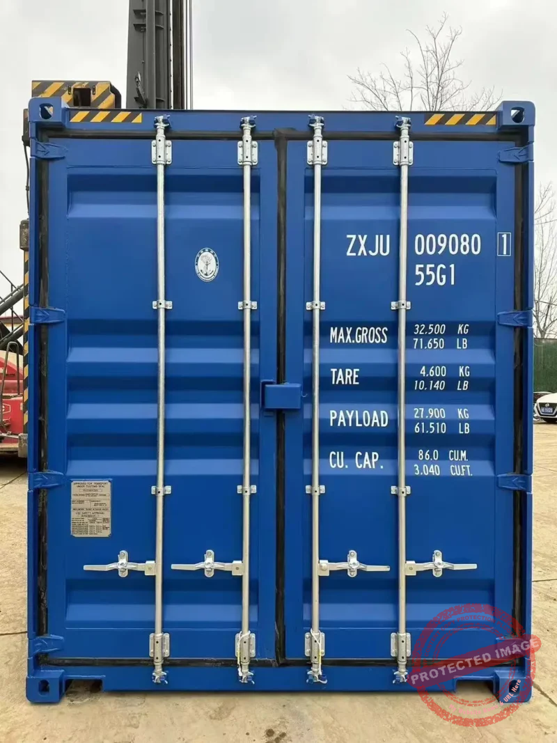 New 45ft High Cube Shipping Container – Bold Blue Finish - Image 5