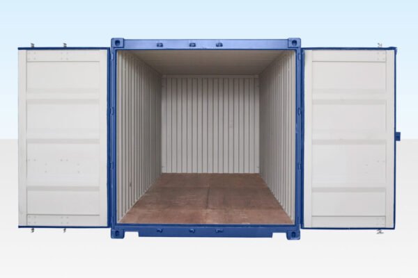 20Ft Shipping Container (One Trip) - Blue - Image 4