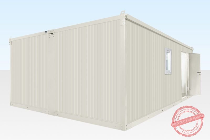 6.5M X 4.6M Side Linked Flat Pack Container Office - Image 3