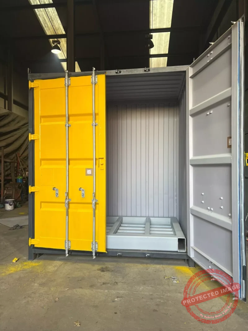 6ft BUNDED Chemical / Paint Storage Container | Secure & Compliant Solution