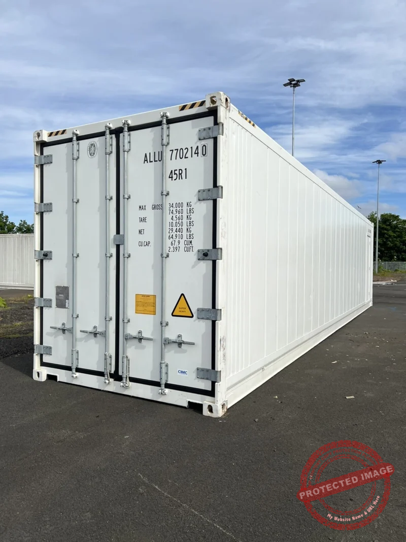 40ft Reefer Container - 2 Personnel Doors on both sides - Image 4