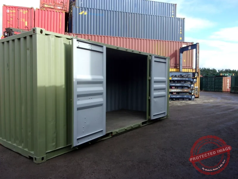 20' USED Storage Container with Side Doors.