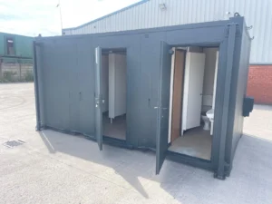Anti vandal portable 3 plus 1 toilet unit in bury - Best service guaranteed