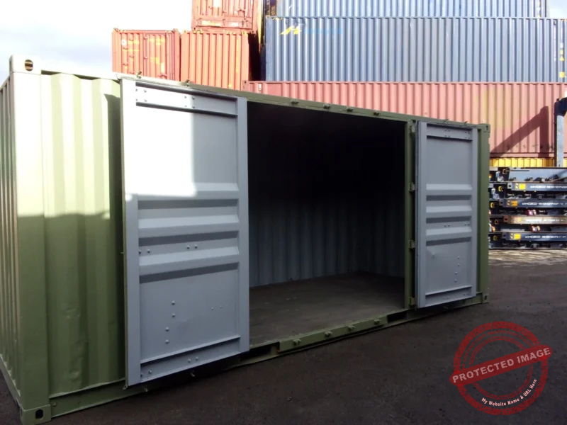 20' USED Storage Container with Side Doors. - Image 2