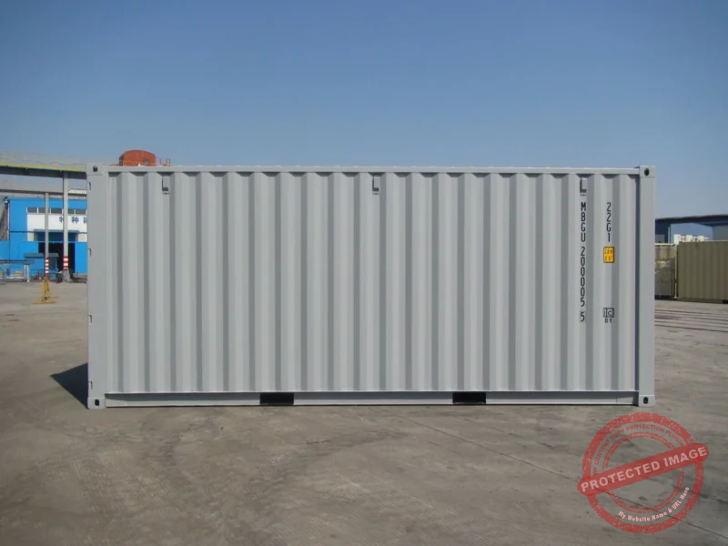 Grey New build 20ft Shipping Container - Image 8