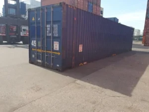 45ft Used High Cube Pallet Wide Shipping Container - wind & watertight