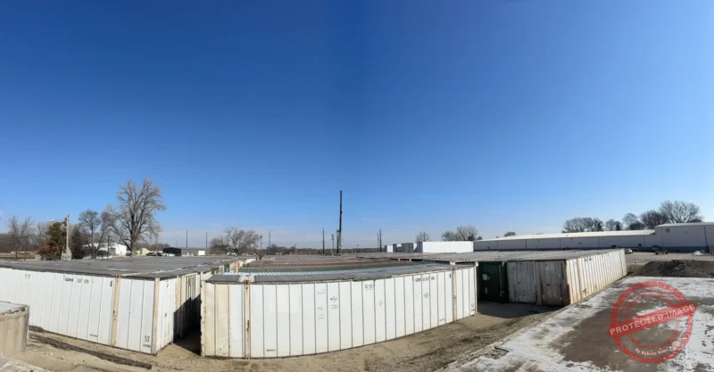 Used 53ft High Cube Shipping Container – Galvanized Aluminum - Image 2