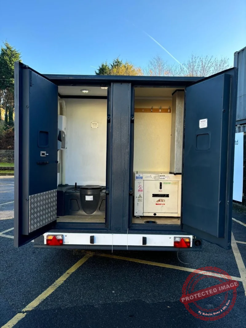 12ft by 8ft mobile container with generator excellent condition towable - Image 11