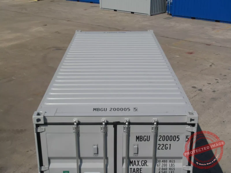 Grey New build 20ft Shipping Container - Image 3